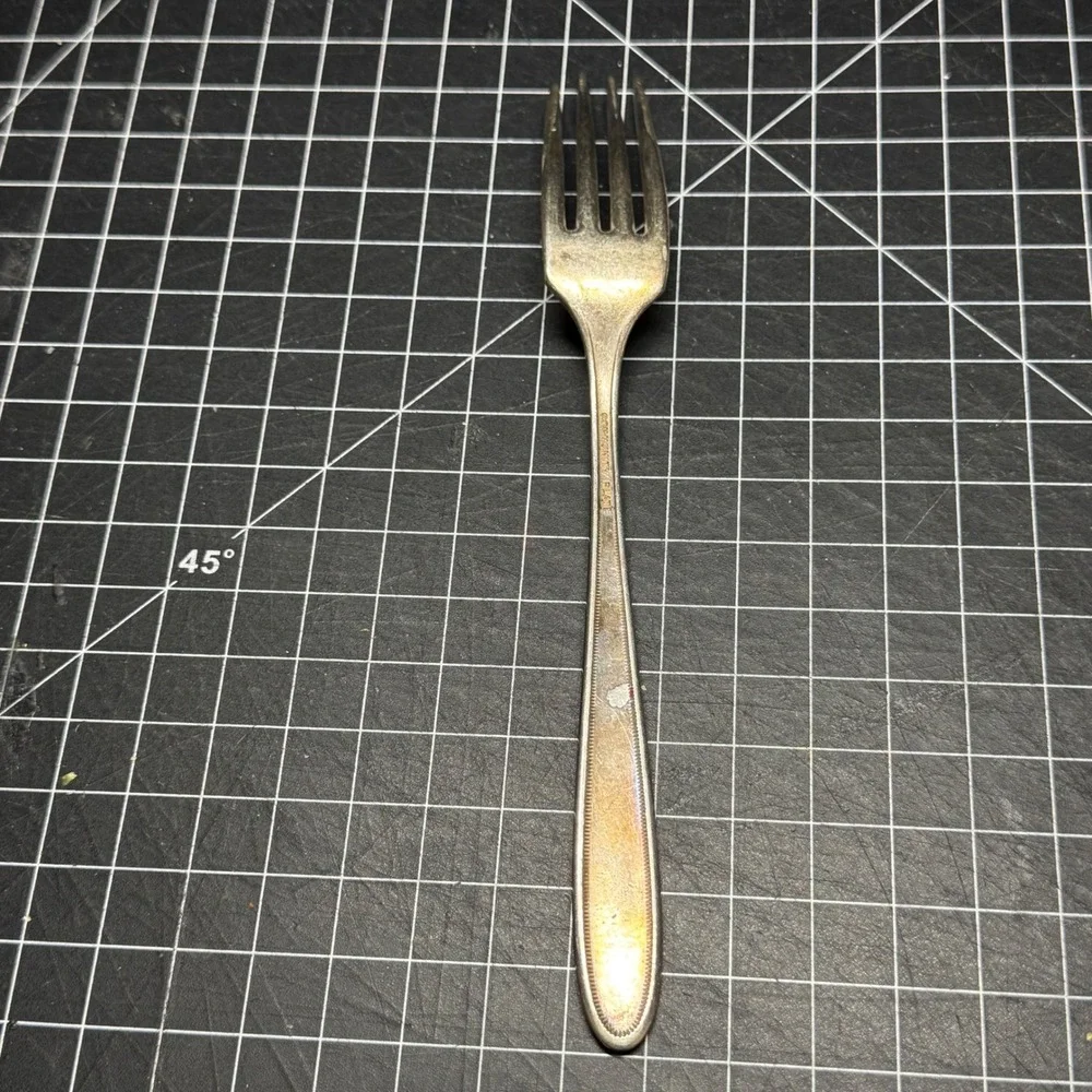 Oneida 'Grosvenor' Community Plate Patrician Dinner Fork Vtg 1914 Silverplate